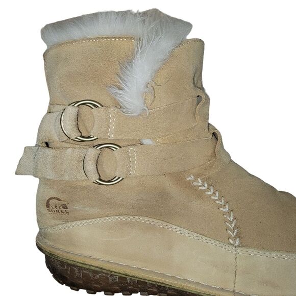 Sorel Tootega Tan Suede Winter Boots NL1460-261 size 8 - Picture 3 of 13